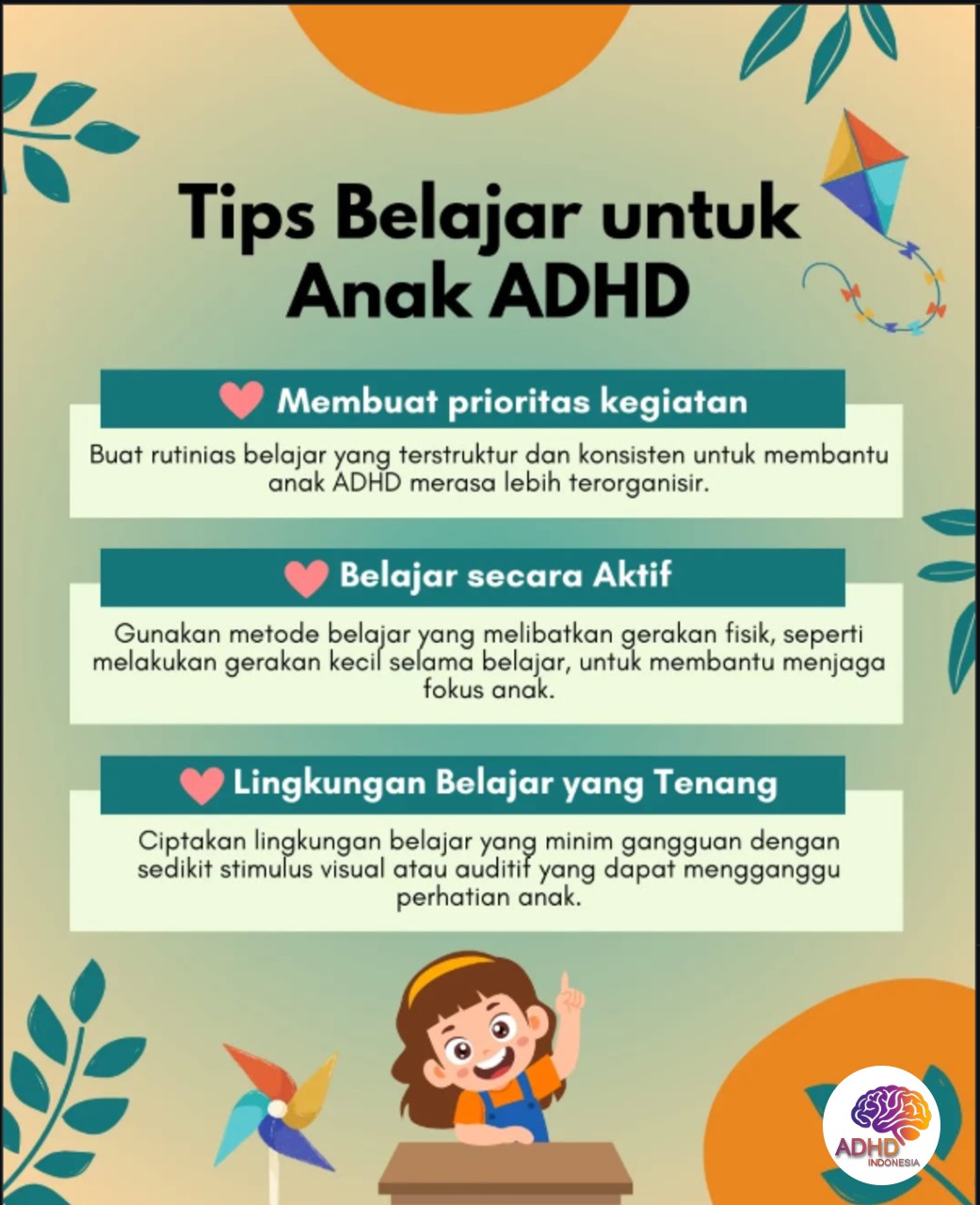 Strategi Belajar yang Cocok untuk Anak ADHD di Provinsi Gorontalo